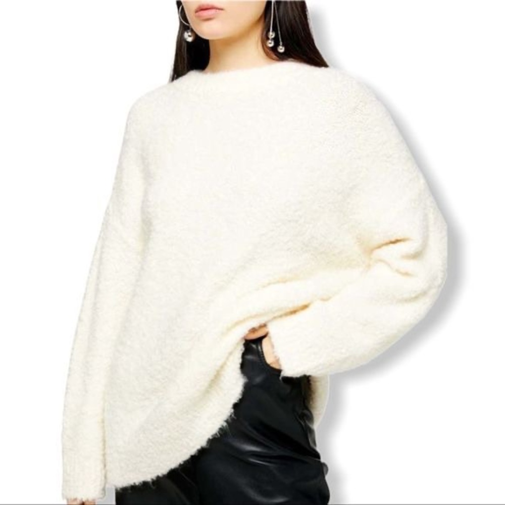 TOPSHOP BOUCLE SWEATER.